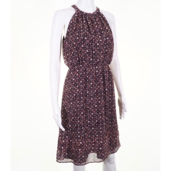 LOFT Dresses & Skirts - Ann Taylor Loft Summer Dress Size 4 Sleeveless A Line Geometric Party Work
